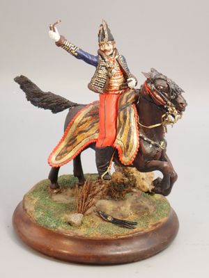 Figurines d'artistes - Empire, 90 mm, Général Lassalle, sur …