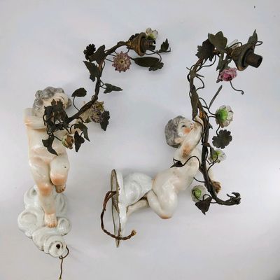 MEISSEN dans le goût de Meissen, fin XIXᵉ – début XXᵉ siècle…