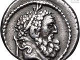 a silver coin with an image of a man on it