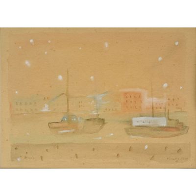 deux bateaux qui sont à l'eau, sur l'eau