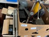 a box full of assorted items sitting on the floor