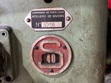 a machine that is sitting on a red table