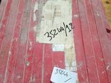 a red table with a sign on it that says palauuse
