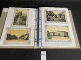 an open book with pictures on it on a table