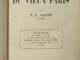 an old book with a black and white title on it
