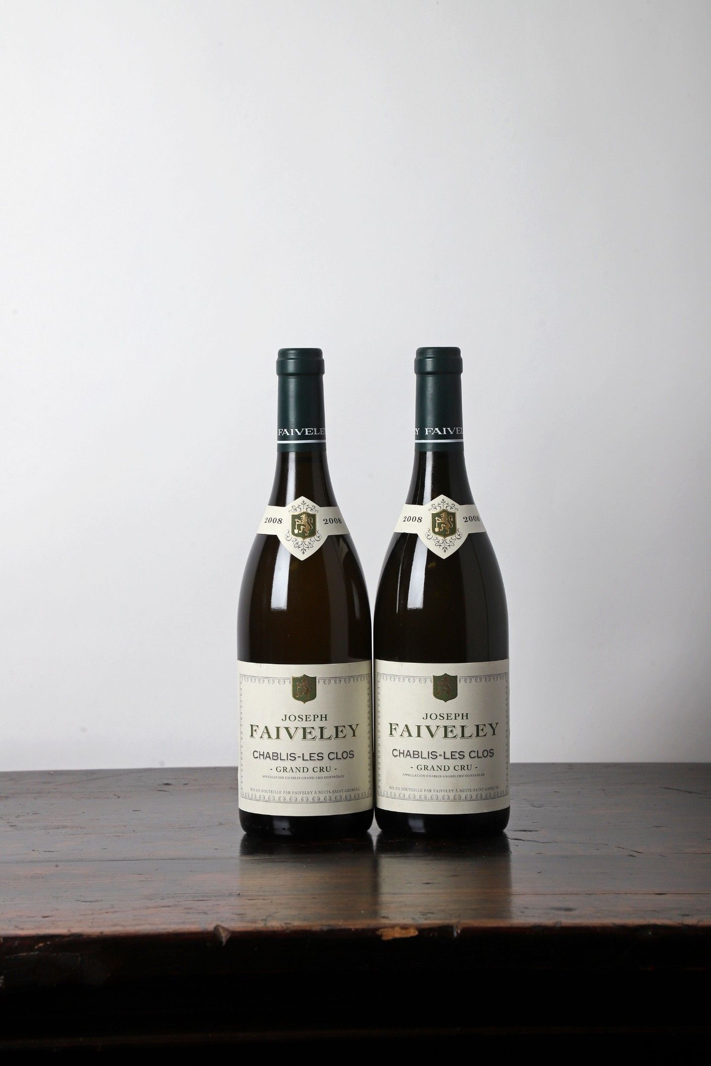 2 B CHABLIS LES CLOS (Grand Cru) - 2008 - Joseph Faiveley