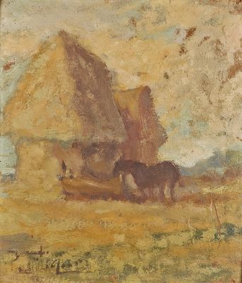Pedro FIGARI (1861-1938) Les meules.