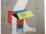 an image of a painting of a person holding a piece of paper
