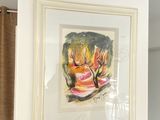 a picture of a painting hanging on the wall