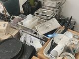 a table with a lot of different items on it