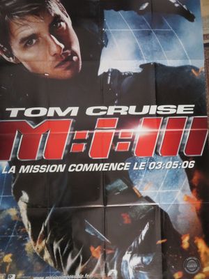 l'affiche du film « Mission », avec Tom Cruise