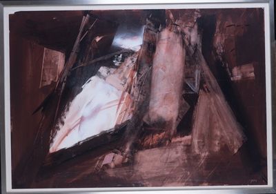 YERY Composition bastraite, technique mixte, encre, gouache,… - Photo 1