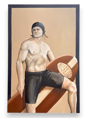 Pablo ELIZAGA (né en 1967) Surfeur de Biarritz