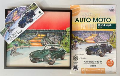 une photo d'une photo d'une voiture et une photo d'une voiture