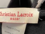 the label on the back of a pair of black jeans