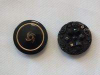 Lot de boutons en jais, verre et divers, majoritairement de … (photo 3)