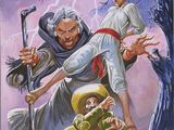 une image représentant un tableau où l'on voit un homme portant un enfant sur ses épaules