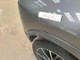 a close up of a car with a sticker on the side of it