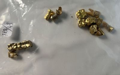 Lot d'or dentaire pour fonte. Poids brut 34,96 G - Photo 1