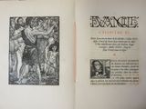 an open book with a picture of a man and a woman on it