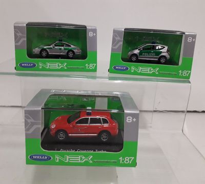 3 mini voitures Welly Nex 2014