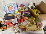 a lot of toys that are sitting on a table