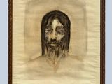 une image représentant un tableau d'un homme aux cheveux longs et à la barbe fournie