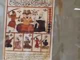 a picture of a book on display in a glass case