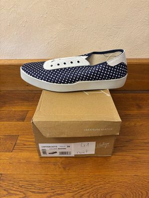 Pointure 39 - Ippon Vintage Captain Dots, Coloris Marine - N…