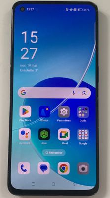 Oppo Reno6 5G, 128Go, arrière fissurée sinon en bon état et …