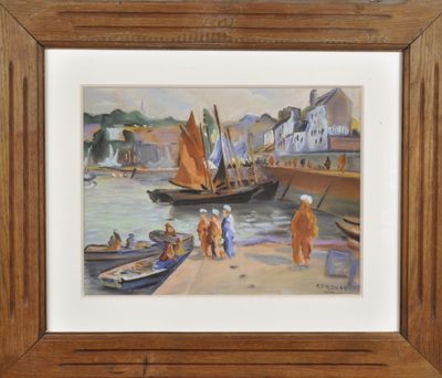 A. PRONAY (XXème siècle) : Port de pêche. - Photo 1
