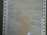un ticket de caisse sur lequel figure la photo d'une personne