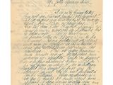 une lettre manuscrite du président des états-unis