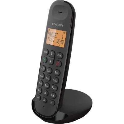 a close up of a phone on a stand on a white background