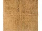an old piece of paper with a piece of wood sticking out of it