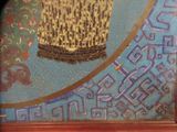 a picture of a painting on the wall of a building