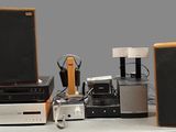 a lot of electronics that are sitting on a table