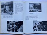 an open book with pictures of people on it