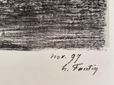 an image of a black and white drawing of a boat in the water