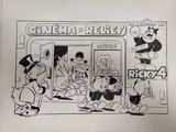 an image of a black and white picture of a cartoon store