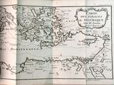 une vieille carte de l'île de Guernesey datant du milieu du XIXe siècle