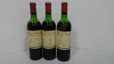 3 Bts Château Ripeau. Saint Emilion grand cru.