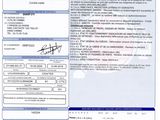 a close up of a document with a picture of a person on it