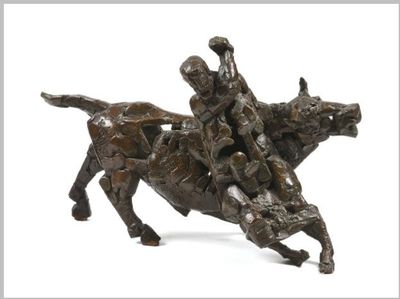 JIVKO, Né en 1963 Bronze scène tauromachie signé et numéroté…
