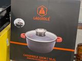 a box with a picture of a casserole in it