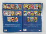 the back cover of a comic book with a bunch of comics on it