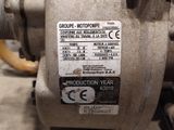 a close up of a machine with a label on it