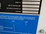 an image of a service label on a machine