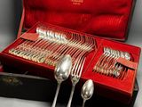 a case with silverware in it on a table