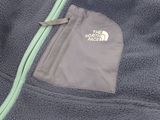 the north face flee jacket with a zippered hoodie
